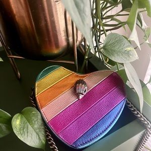 Kurt Geiger Kensington Rainbow Heart Crossbody Bag